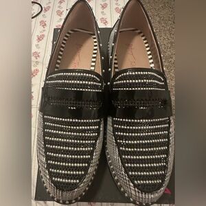 Betsey Johnson Black Loafers